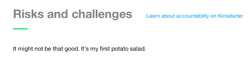 Illustration for article titled ​Kickstarter Potato Salad Guy Is a Hero